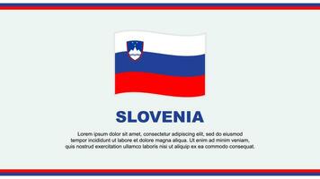 slovénie drapeau abstrait Contexte conception modèle. slovénie indépendance journée bannière social médias vecteur illustration. slovénie conception
