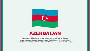 Azerbaïdjan drapeau abstrait Contexte conception modèle. Azerbaïdjan indépendance journée bannière social médias vecteur illustration. Azerbaïdjan dessin animé