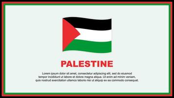 Palestine drapeau abstrait Contexte conception modèle. bannière vecteur