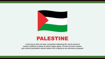 Palestine drapeau abstrait Contexte conception modèle. conception vecteur