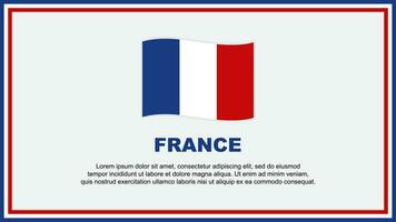 France drapeau abstrait Contexte conception modèle. France indépendance journée bannière social médias vecteur illustration. France bannière