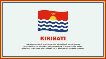 Kiribati drapeau abstrait Contexte conception modèle. Kiribati indépendance journée bannière social médias vecteur illustration. Kiribati bannière