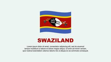 Swaziland drapeau abstrait Contexte conception modèle. Swaziland indépendance journée bannière social médias vecteur illustration. Swaziland Contexte