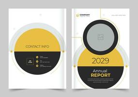 annuel rapport couverture conception, couverture conception pour brochure, annuel rapport vecteur