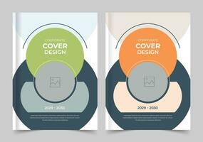 annuel rapport couverture conception, couverture conception pour brochure, annuel rapport vecteur