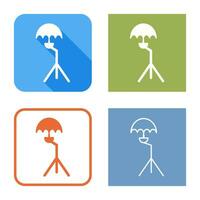icône de vecteur de porte-parapluie unique