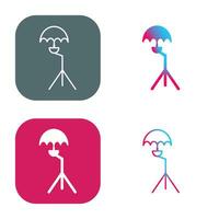 icône de vecteur de porte-parapluie unique