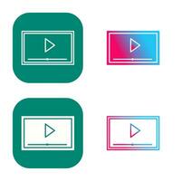 icône de vecteur de projection vidéo