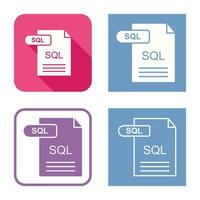 icône de vecteur sql