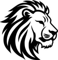 Lion - minimaliste et plat logo - vecteur illustration