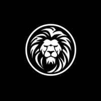 Lion - minimaliste et plat logo - vecteur illustration