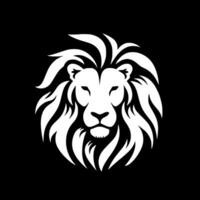 lion, noir et blanc vecteur illustration