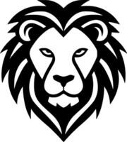 Lion - minimaliste et plat logo - vecteur illustration