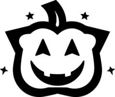 Halloween - minimaliste et plat logo - vecteur illustration