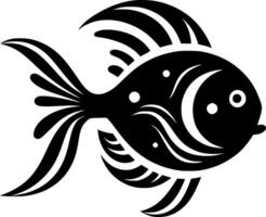 poisson - minimaliste et plat logo - vecteur illustration