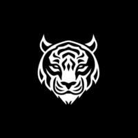 tigre - minimaliste et plat logo - vecteur illustration