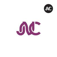 lettre Jnc monogramme logo conception vecteur