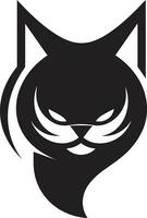 abstrait chat conception élégant chat silhouette vecteur