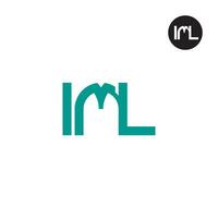 lettre iml monogramme logo conception vecteur