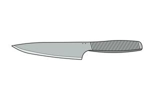 des gamins dessin dessin animé vecteur illustration utilitaire couteau inoxydable acier isolé dans griffonnage style