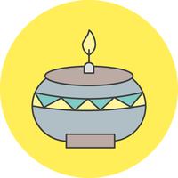 icône de lampe de vecteur