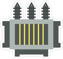 Puissance transformateur vecteur icône