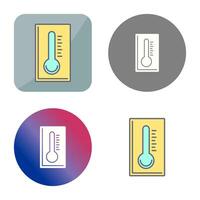 icône de vecteur de thermomètre