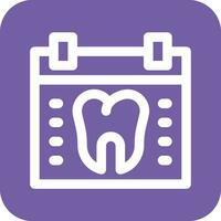 icône de vecteur de rendez-vous de dentiste