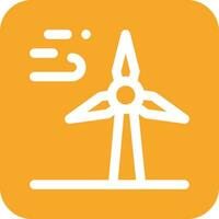 icône de vecteur d'énergie éolienne