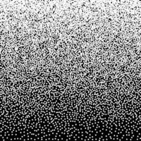 une noir et blanc pente texture image de points ou confettis vecteur