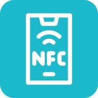 nfc vecteur icône