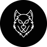 icône de vecteur de loup