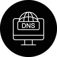 DNS vecteur icône