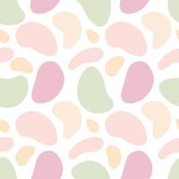 motif d'ornement de camouflage minimaliste dessiné avec des couleurs pastel vecteur