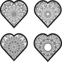 Vecteur gratuit : cadre coeur mignon doodles