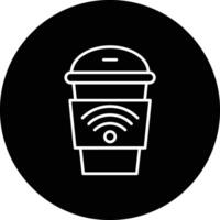 café Wifi vecteur icône