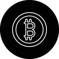 icône de vecteur de bitcoin