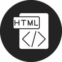 icône de vecteur html