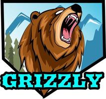 logo de mascotte esport et sport roar bear vecteur