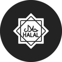 icône de vecteur halal