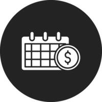 icône de vecteur de jour de paie