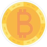 icône de vecteur de bitcoin