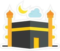 icône de vecteur de kaaba