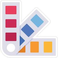 icône de vecteur de palette de couleurs