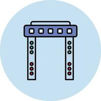 icône de vecteur de détecteur de métaux