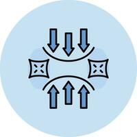 icône de vecteur d'élasticité