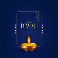 content diwali social médias Publier pour publicité, statut vœux, bannière, salutation carte vecteur