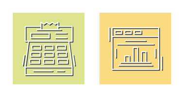 statistiques et check-out icône vecteur