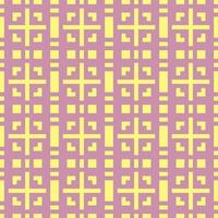 une violet et Jaune à carreaux modèle vecteur