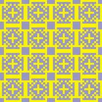 une Jaune et violet à carreaux modèle vecteur